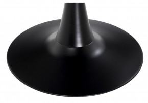 Стол стеклянный Tulip 90x74 black glass в Карталах - kartaly.ok-mebel.com | фото 3