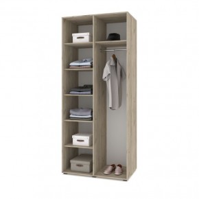 СТОУН С22 Шкаф 2-х створчатый (серый дуб/белый) в Карталах - kartaly.ok-mebel.com | фото 3