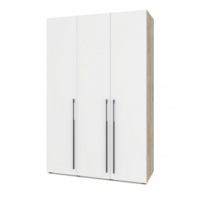 СТОУН С32 Шкаф 3-х створчатый (серый дуб/белый) в Карталах - kartaly.ok-mebel.com | фото
