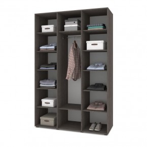 СТОУН С32 Шкаф 3-х створчатый (золотой дуб/графит) в Карталах - kartaly.ok-mebel.com | фото 3