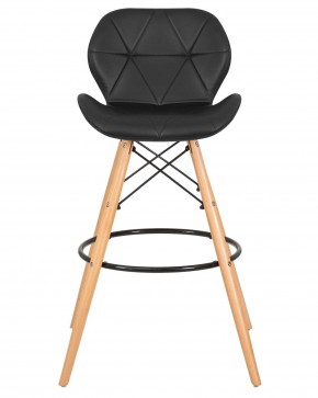 Стул барный DOBRIN BUTTERFLY BAR, ножки светлый бук, цвет чёрный в Карталах - kartaly.ok-mebel.com | фото 6