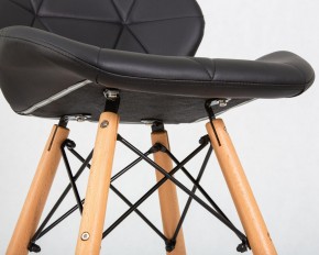 Стул барный DOBRIN BUTTERFLY BAR, ножки светлый бук, цвет чёрный в Карталах - kartaly.ok-mebel.com | фото 9