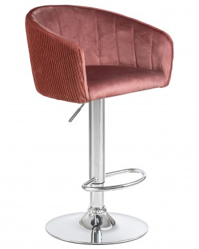 Стул барный DOBRIN DARCY, бронзово-розовый велюр (1922-17) в Карталах - kartaly.ok-mebel.com | фото 2