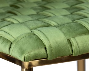 Стул барный DOBRIN EMMA GOLD, зеленый велюр (VF-08) в Карталах - kartaly.ok-mebel.com | фото 8