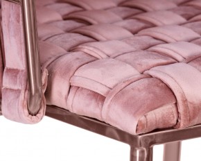 Стул барный DOBRIN EMMA ROSE GOLD, розовый велюр (VF-10) в Карталах - kartaly.ok-mebel.com | фото 7