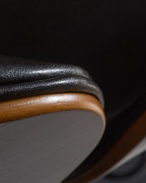 Стул барный DOBRIN JACK BLACK, цвет черный глянец PU ABD 002 в Карталах - kartaly.ok-mebel.com | фото 2