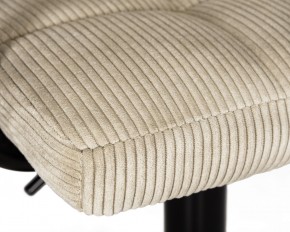 Стул барный DOBRIN KRUGER ARM BLACK, бежевый вельвет (LAR-E2041-04) в Карталах - kartaly.ok-mebel.com | фото 7
