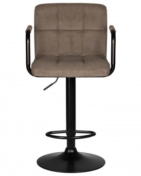 Стул барный DOBRIN KRUGER ARM BLACK, какао вельвет (LAR-E2041-05) в Карталах - kartaly.ok-mebel.com | фото 6