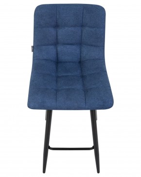 Стул барный DOBRIN NICOLE, черные матовые ножки, синяя ткань (UF860-14B) в Карталах - kartaly.ok-mebel.com | фото 7