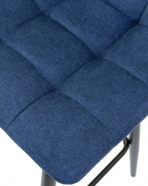 Стул барный DOBRIN NICOLE, черные матовые ножки, синяя ткань (UF860-14B) в Карталах - kartaly.ok-mebel.com | фото 8