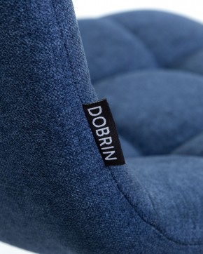 Стул барный DOBRIN NICOLE, черные матовые ножки, синяя ткань (UF860-14B) в Карталах - kartaly.ok-mebel.com | фото 9
