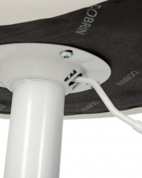Стул барный DOBRIN TAILOR WHITE, белый PU в Карталах - kartaly.ok-mebel.com | фото 7