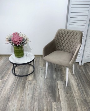 Стул BRANDY-X ЛАТТЕ #25 / белый каркас, велюр М-City в Карталах - kartaly.ok-mebel.com | фото 2