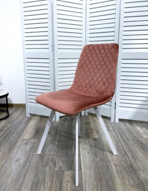 Стул DAIQUIRI BLUVEL-52 PINK / белый каркас, велюр М-City в Карталах - kartaly.ok-mebel.com | фото 7