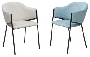 Стул ДИЛЛ, цвет RAIN 7 бриз, велюр / черный каркас М-City в Карталах - kartaly.ok-mebel.com | фото 6