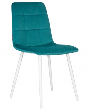 Стул обеденный DOBRIN CHILLY, Морской волны Holland 56, основание белое  в Карталах - kartaly.ok-mebel.com | фото 8
