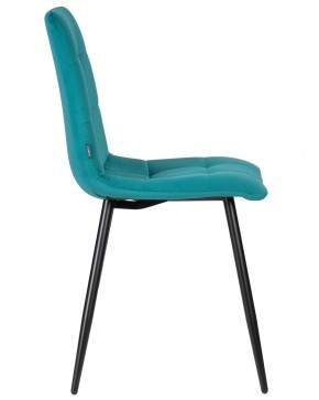 Стул обеденный DOBRIN CHILLY, Морской волны Holland 56, основание черное в Карталах - kartaly.ok-mebel.com | фото 3