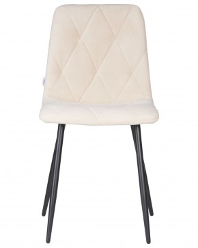 Стул обеденный DOBRIN CHILLY ROMBO, Бежевый Simple 44, основание черный в Карталах - kartaly.ok-mebel.com | фото 6