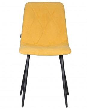 Стул обеденный DOBRIN CHILLY ROMBO, Горчичный Simple 15, основание черное в Карталах - kartaly.ok-mebel.com | фото 6