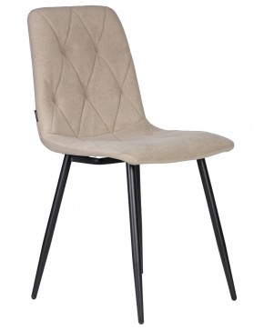 Стул обеденный DOBRIN CHILLY ROMBO, Капучино Simple 05, основание черное в Карталах - kartaly.ok-mebel.com | фото 2