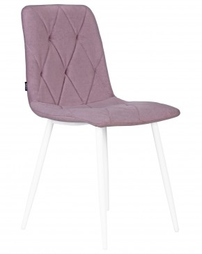 Стул обеденный DOBRIN CHILLY ROMBO, Лавандовый Simple 48, основание белый в Карталах - kartaly.ok-mebel.com | фото 2