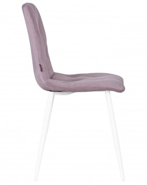 Стул обеденный DOBRIN CHILLY ROMBO, Лавандовый Simple 48, основание белый в Карталах - kartaly.ok-mebel.com | фото 3