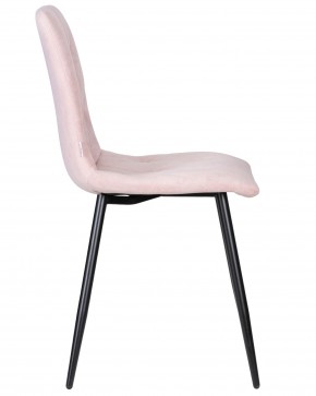 Стул обеденный DOBRIN CHILLY ROMBO, Розовый Simple 03, основание черное в Карталах - kartaly.ok-mebel.com | фото 3