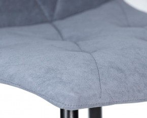Стул обеденный DOBRIN CHILLY ROMBO, Серо-голубой Simple 26, основание черное в Карталах - kartaly.ok-mebel.com | фото 9