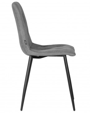 Стул обеденный DOBRIN CHILLY ROMBO, Серый Simple 33, основание черное в Карталах - kartaly.ok-mebel.com | фото 3