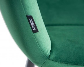 Стул обеденный DOBRIN CHILLY, Темно-зеленый Holland 30, основание черное в Карталах - kartaly.ok-mebel.com | фото 10