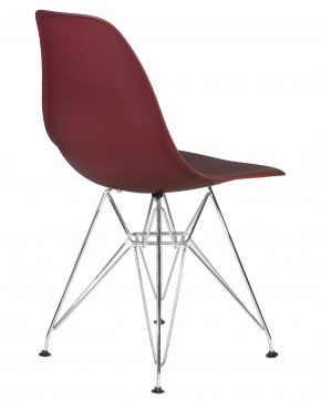 Стул обеденный DOBRIN DSR, ножки хром, цвет сливовый (R-13) в Карталах - kartaly.ok-mebel.com | фото 4