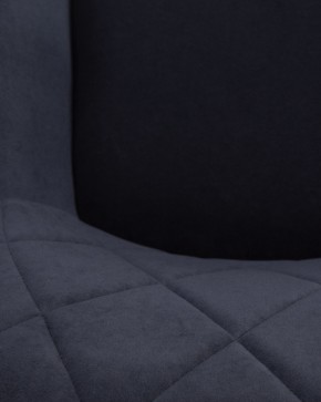 Стул обеденный DOBRIN ROBY, ЭМАЛЬ ЧЕРНЫЙ МУАР велюр Catania Dark Blue в Карталах - kartaly.ok-mebel.com | фото 11