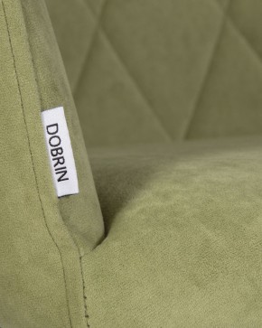 Стул обеденный DOBRIN ROBY, ЭМАЛЬ ЧЕРНЫЙ МУАР велюр Catania Forest в Карталах - kartaly.ok-mebel.com | фото 9