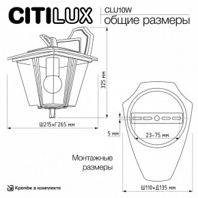 Светильник на штанге Citilux FORTS CLU10W в Карталах - kartaly.ok-mebel.com | фото 9