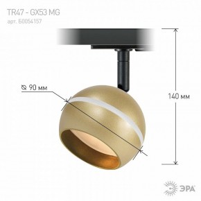 Светильник на штанге Эра  TR47 - GX53 MG в Карталах - kartaly.ok-mebel.com | фото 8