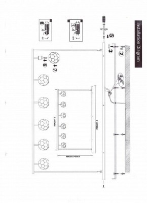 Светильник на штанге Imperiumloft RH Boule De Cristal Linear 40,1222 в Карталах - kartaly.ok-mebel.com | фото 11