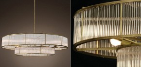 Светильник на штанге Imperiumloft RH Marais Round Chandelier 40,2668 в Карталах - kartaly.ok-mebel.com | фото 2