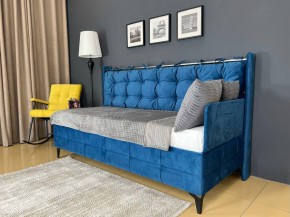 СВЕТЛАНА 3 Кровать линейная (Синий) в Карталах - kartaly.ok-mebel.com | фото 2