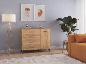 СВЕТЛАНА LOFT Комод-тумба  (дуб золотой) в Карталах - kartaly.ok-mebel.com | фото 3