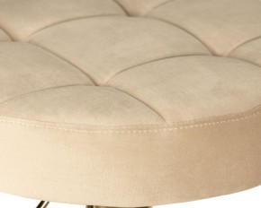 Табурет барный DOBRIN BRUNO GOLD, бежевый велюр (MJ9-10) в Карталах - kartaly.ok-mebel.com | фото