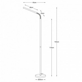 Торшер Lucide Gilly 36712/05/31 в Карталах - kartaly.ok-mebel.com | фото 2