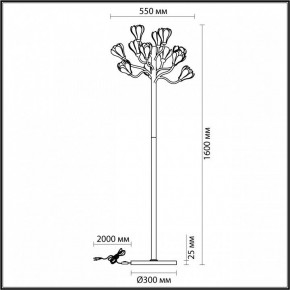 Торшер Odeon Light Gardi 5090/12F в Карталах - kartaly.ok-mebel.com | фото 5