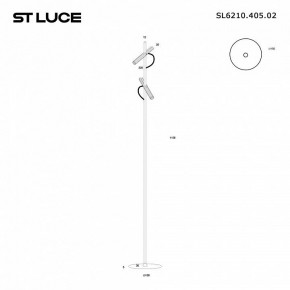 Торшер ST-Luce LILT SL6210.405.02 в Карталах - kartaly.ok-mebel.com | фото 2
