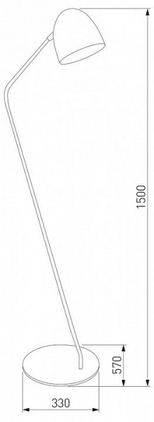 Торшер TK Lighting Soho 5037 Soho Black в Карталах - kartaly.ok-mebel.com | фото 2