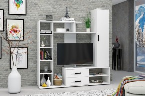 Центральная секция Торонто (Белый текстурный) в Карталах - kartaly.ok-mebel.com | фото