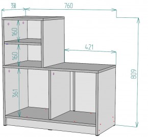 Тумба для прихожей V29 в Карталах - kartaly.ok-mebel.com | фото 2