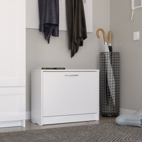Тумба ОРИОН с одной полкой для обуви, цвет белый в Карталах - kartaly.ok-mebel.com | фото 4