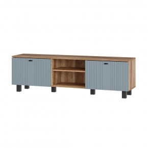Тумба под ТВ Олива ТБ-09 (Дуб каньон/MF11 Шарли бриз) в Карталах - kartaly.ok-mebel.com | фото