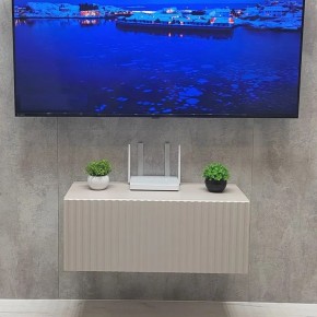 Тумба подвесная под ТВ LINES MTV1-MA 750 Бежевый (Леда-М 10.1.5) в Карталах - kartaly.ok-mebel.com | фото 5