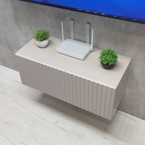 Тумба подвесная под ТВ LINES MTV1-MA 750 Бежевый (Леда-М 10.1.5) в Карталах - kartaly.ok-mebel.com | фото 6